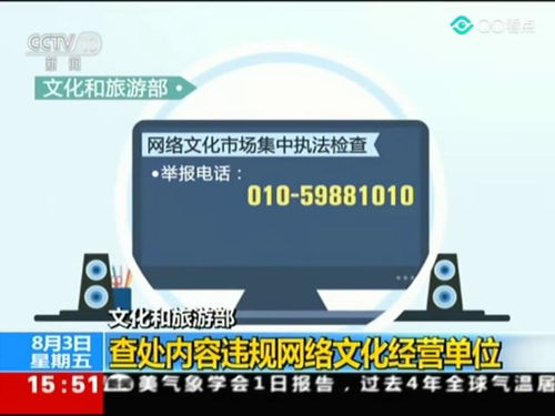 文化和旅游部严查网络文化经营违规行为，推动行业健康发展
